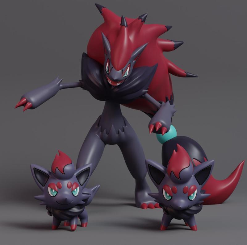 Pokemon - Zorua and Zoroark