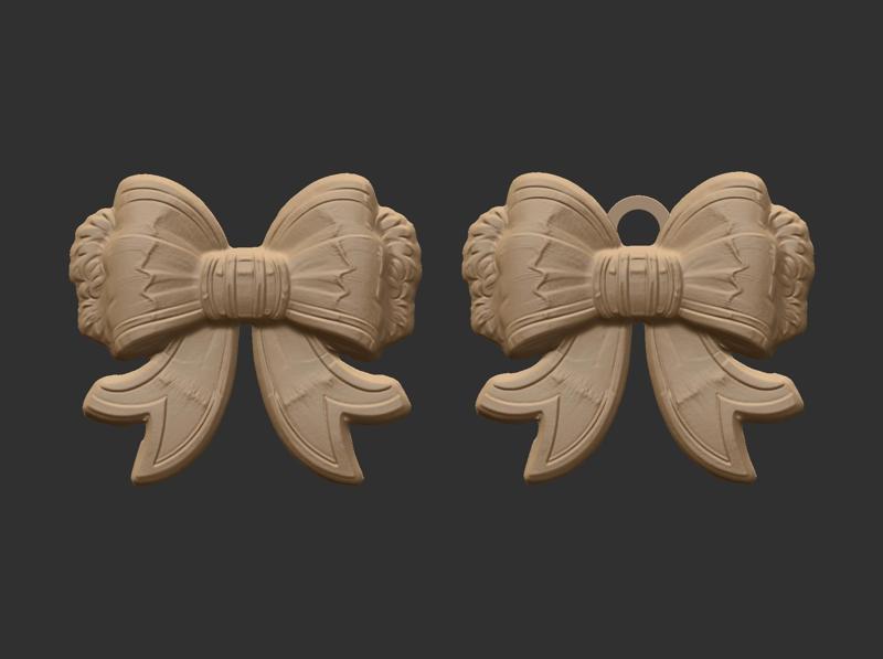 christmas ribbon bow decor 2