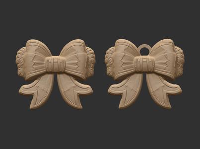 christmas ribbon bow decor 2