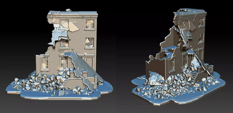 SMALL RUINED BUILDING