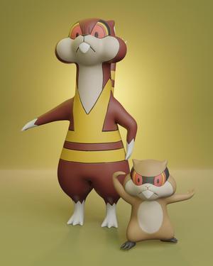 Pokemon - Patrat and Watchog