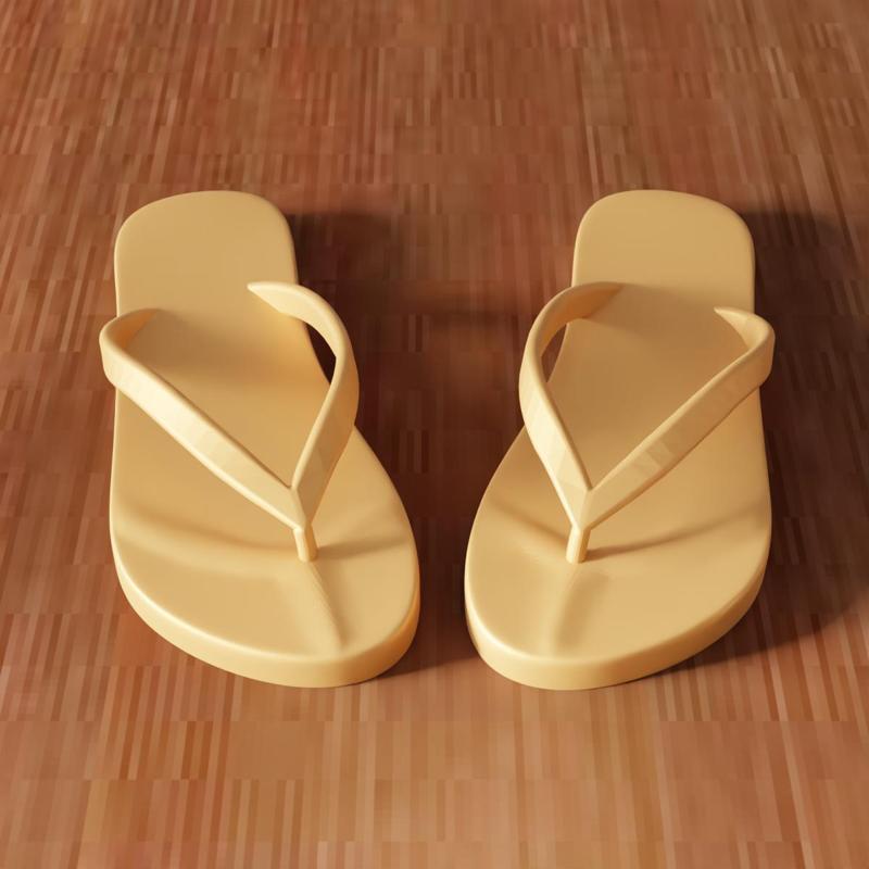 3D Sea Slippers Decor STL File - 370