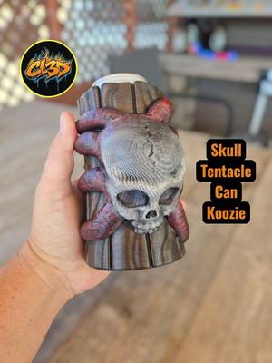 Skull Octopus Can Koozie