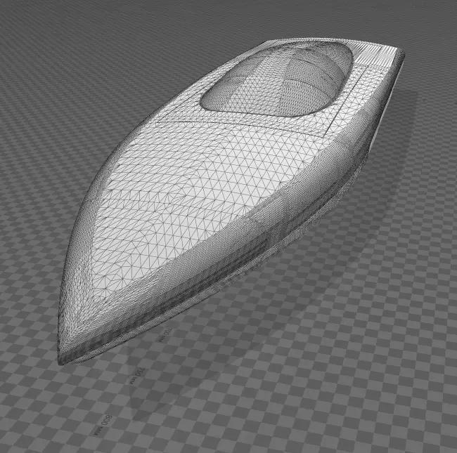3D model Rc Boat 850 mm
