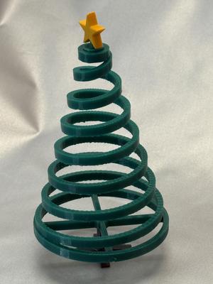 Spiral Christmas Tree / Spiralförmiger Weihnachtsbaum