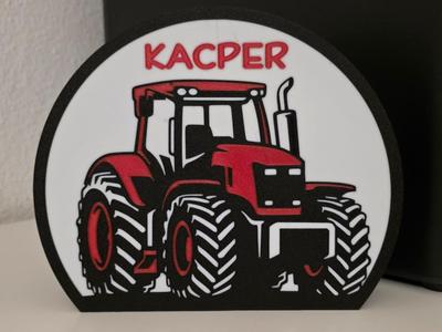 Tractor LED customize name