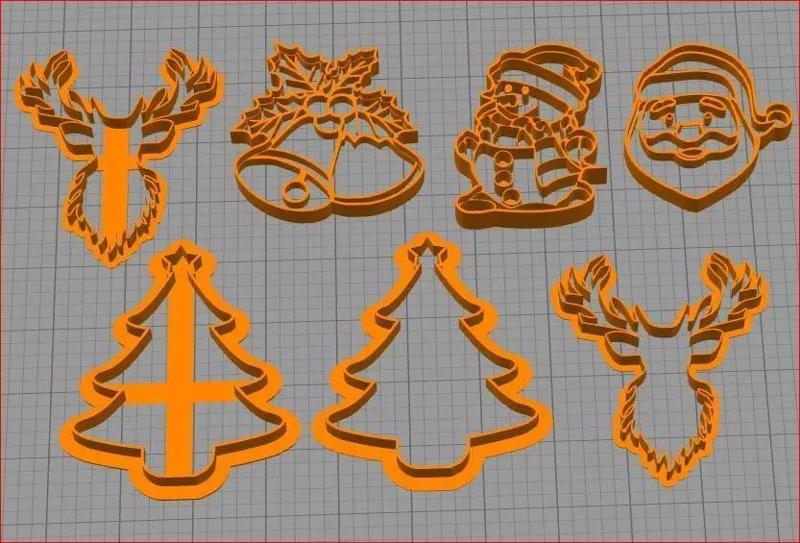 Cookie cutter set - Christmas