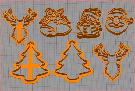 Cookie cutter set - Christmas