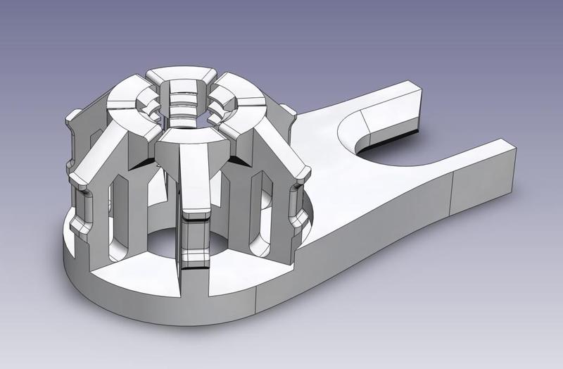 Z axis anti wobble #2 for Geetech Prusa i3 X (27mm rod sep.)