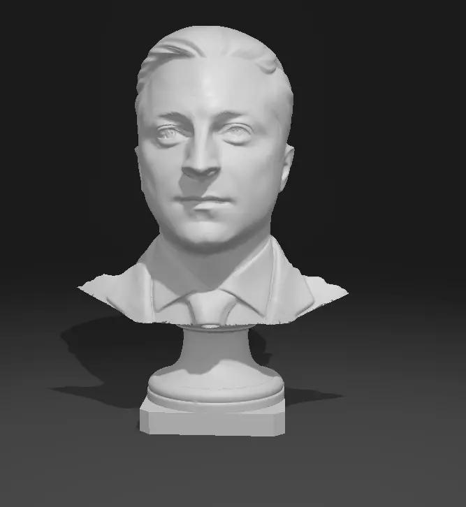 Volodymyr Zelensky President Ukraine Portrait 3D print model