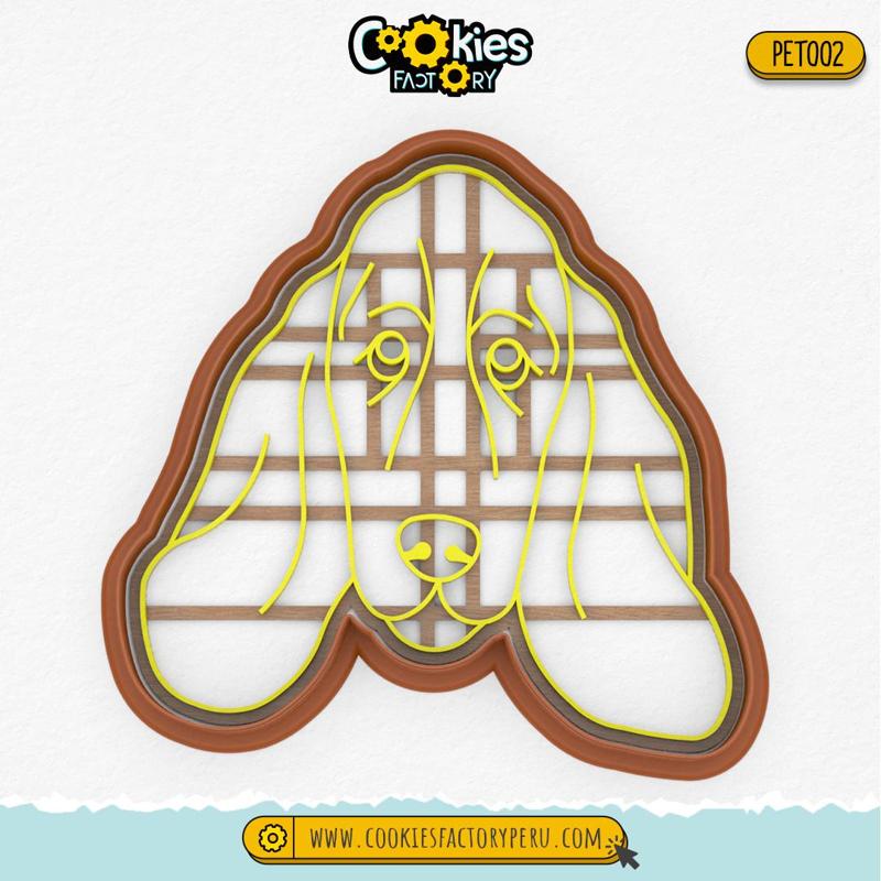 COOKIE CUTTER - BASSET HOUND 5 CM