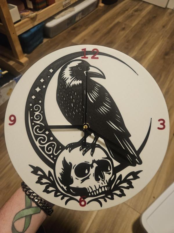 Crow Clock