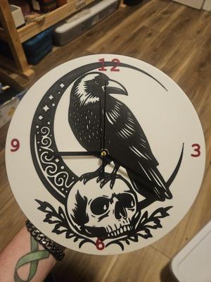 Crow Clock