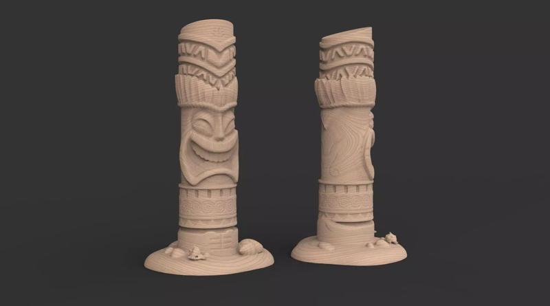 Tikis tiki poles