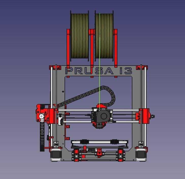 Multiple Spooler Bq Prusa i3 Hehpestos