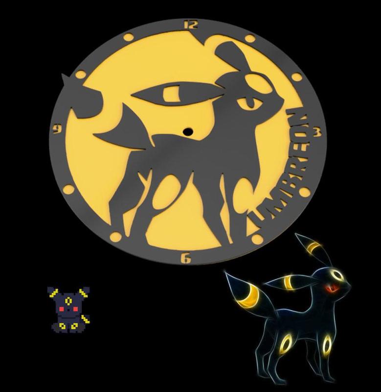 Umbreon Clock Pokemon