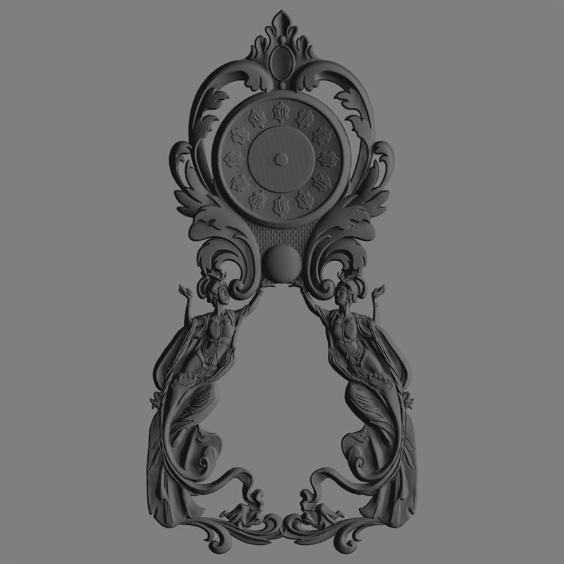 clock cnc design