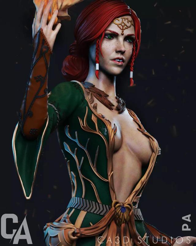 Triss Merigold 3D Print