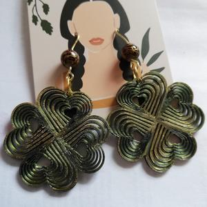 earring , pendant , heart , spiral