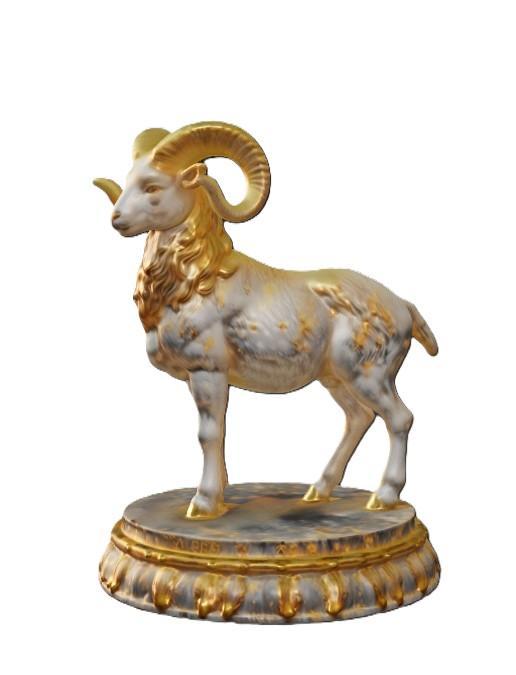 Aries Zodiac Figurine