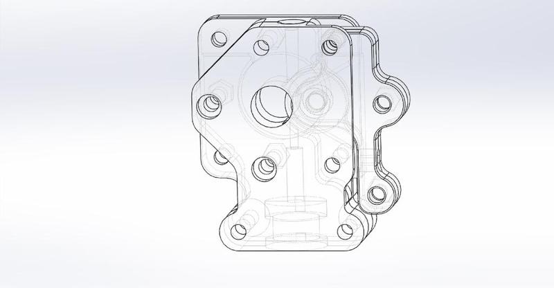 Mk8 Extruder for Nema17 with BI v2.5 mount