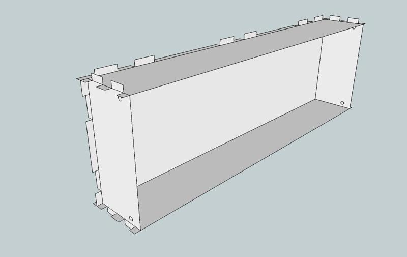 Eurorack Lasercut Case 84HP 3U 63mm