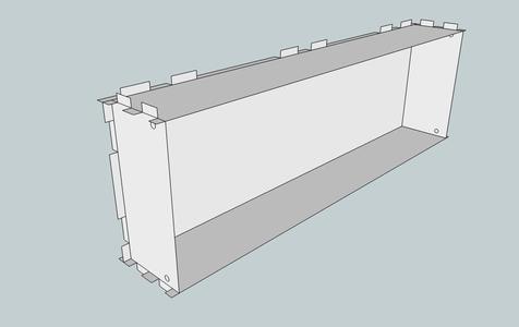 Eurorack Lasercut Case 84HP 3U 63mm