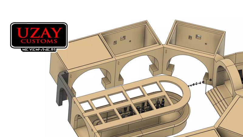 Star wars Mos Eisley Cantina part 6 3D print model