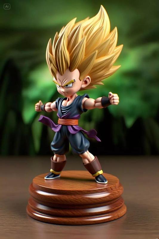 Super Saiyan Kid Goku Figurine CNC RESIN
