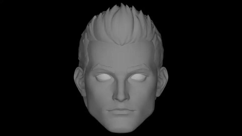 SUPERBOY CONNER KENT HEAD SCULPT
