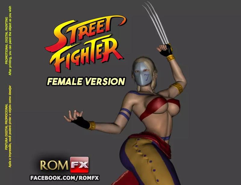 Street Fighter Vega Female Version - Printable