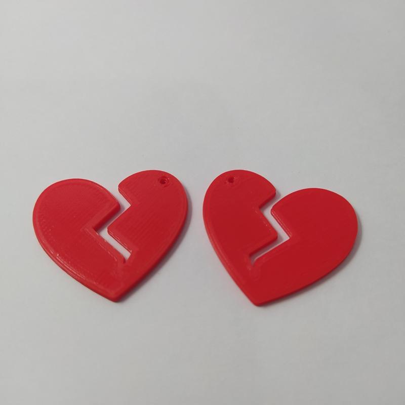 Broken heart earrings - CHRISTMASXCULTS