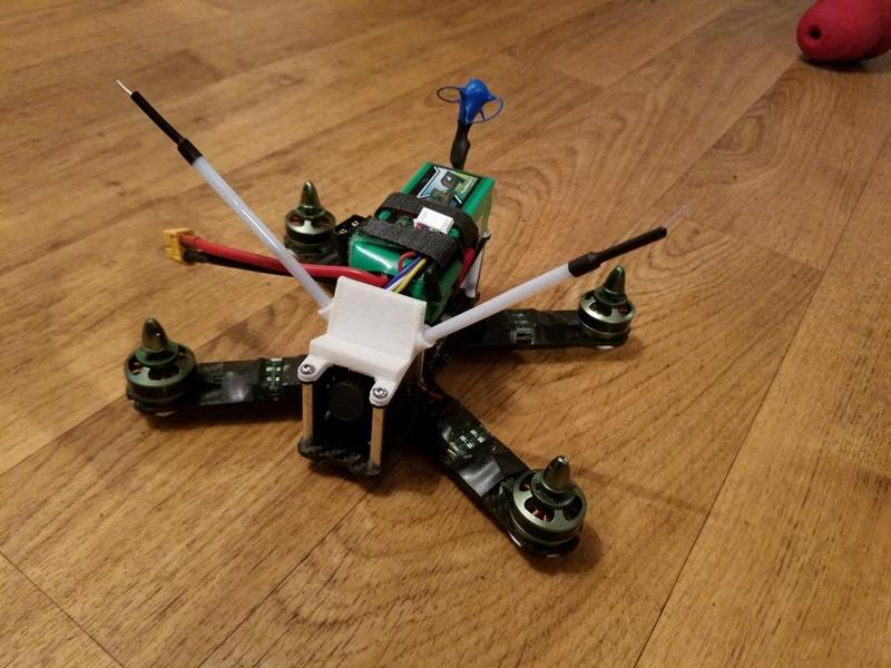 Qav210 goPro and X4R antenna mount