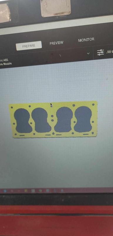 Jeep i4 head gasket Keychain