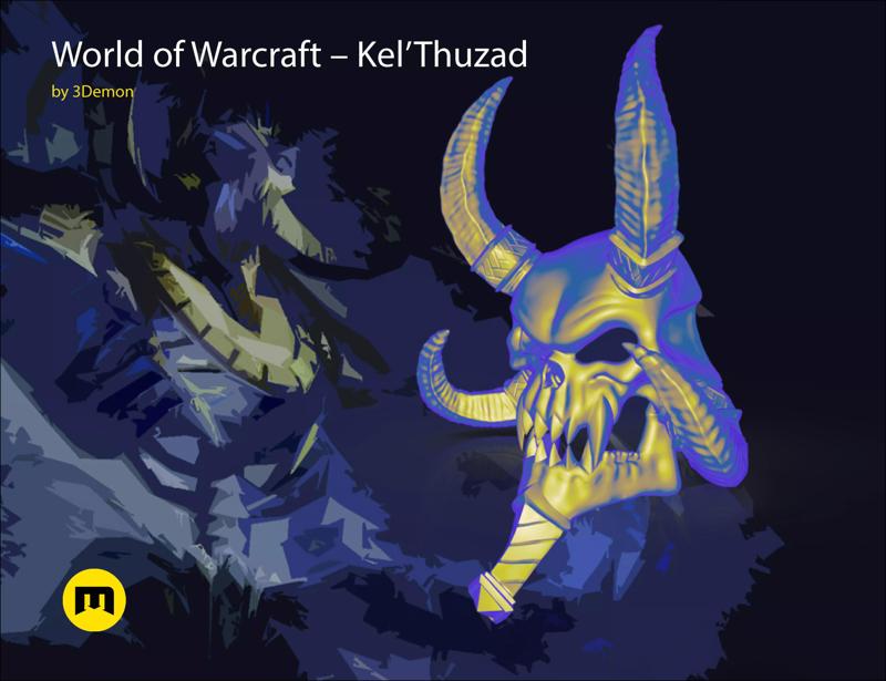 WoW Kel Thuzad Mask