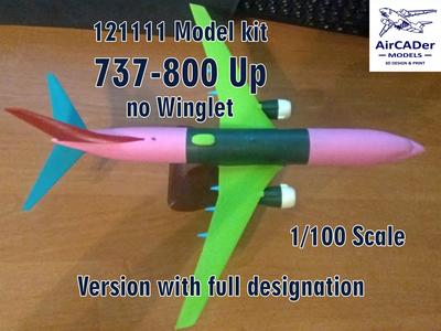 121111 Model kit Boeing 737-800 no Winglet Up
