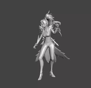 Dawnbringer Vayne 3D Model