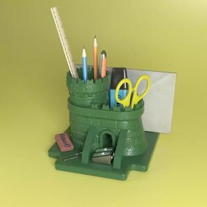 Medieval Keep - Desk Organizer