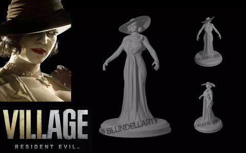 Lady Dimitrescu STL - Resident Evil 8