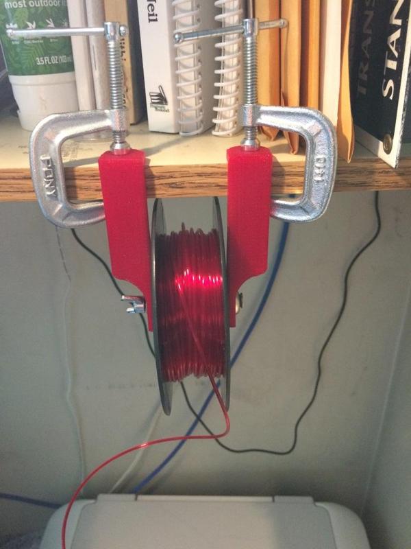 Spool overhead hanger
