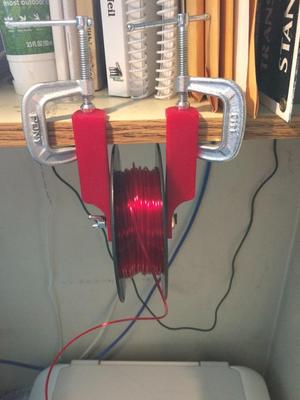 Spool overhead hanger