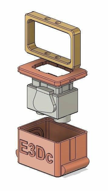 Silicone sock mold for E3Dv6 Clones