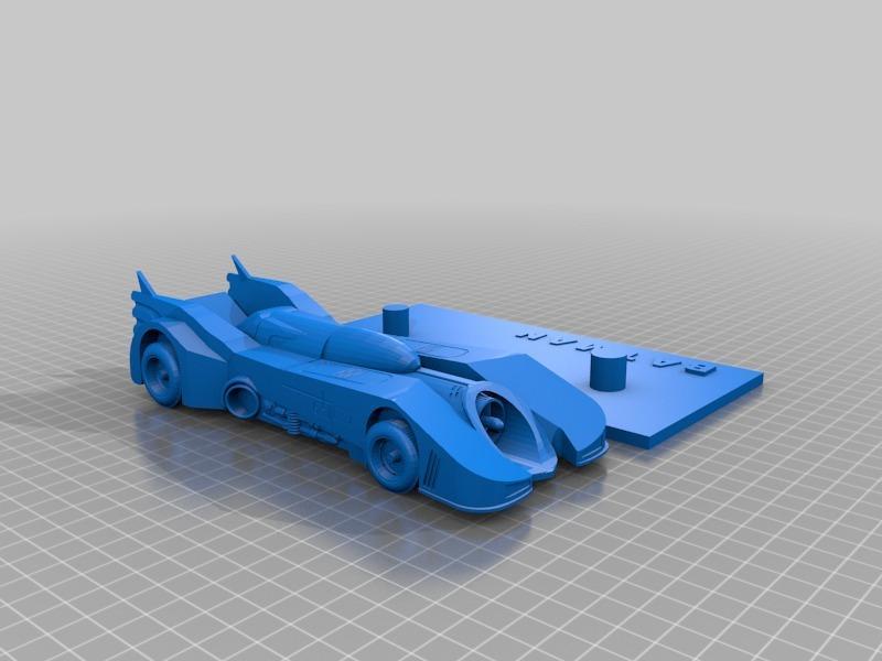 batmobile with plaque