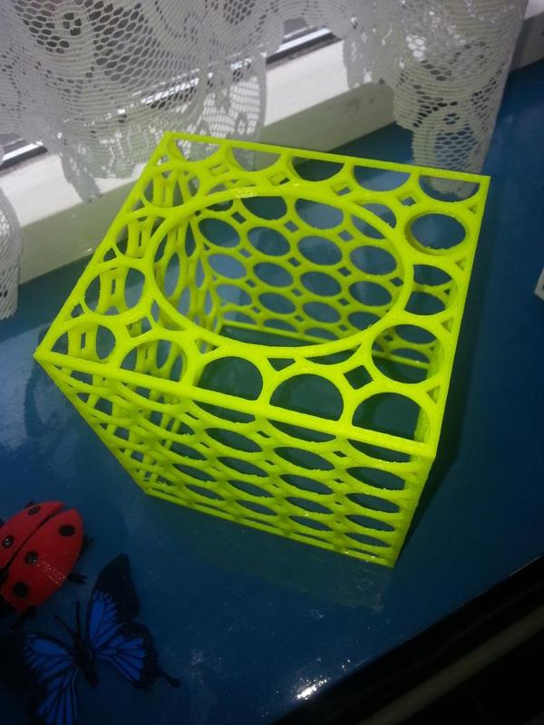 Tissue box cover-Large Circle