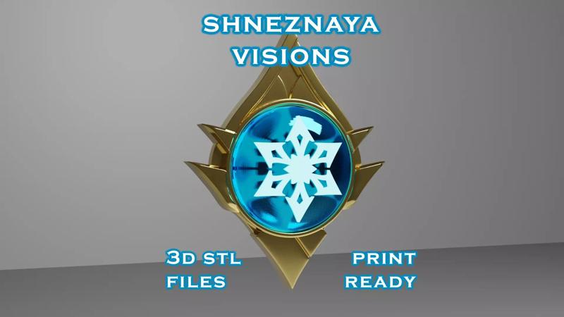 Shneznaya Vision Set -- Childe Cosplay -- Genshin Impact