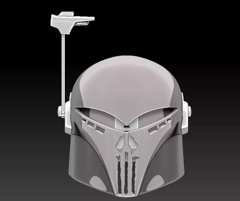 3d printable NightShade Mandalorian Helmet Sabine Wren Punisher