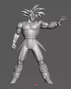 Bardock Normal form Dragon Ball 3D Model