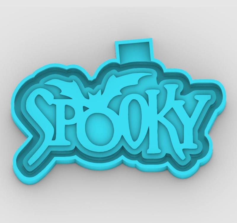 spooky - freshie mold - STL for silicone mold