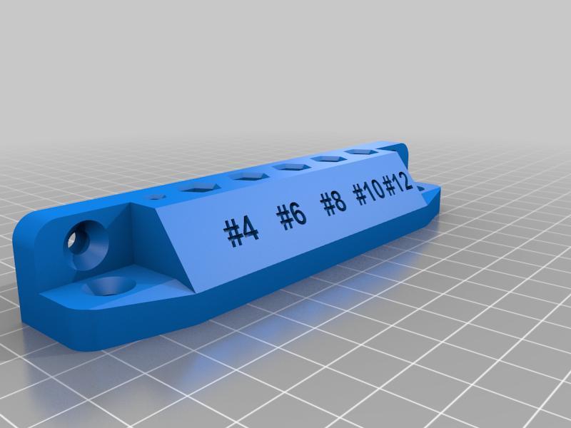 Five Slot Counter Sink Bit Holder Ryobi Compatible