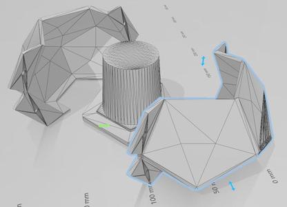 Mould for geodesic pot